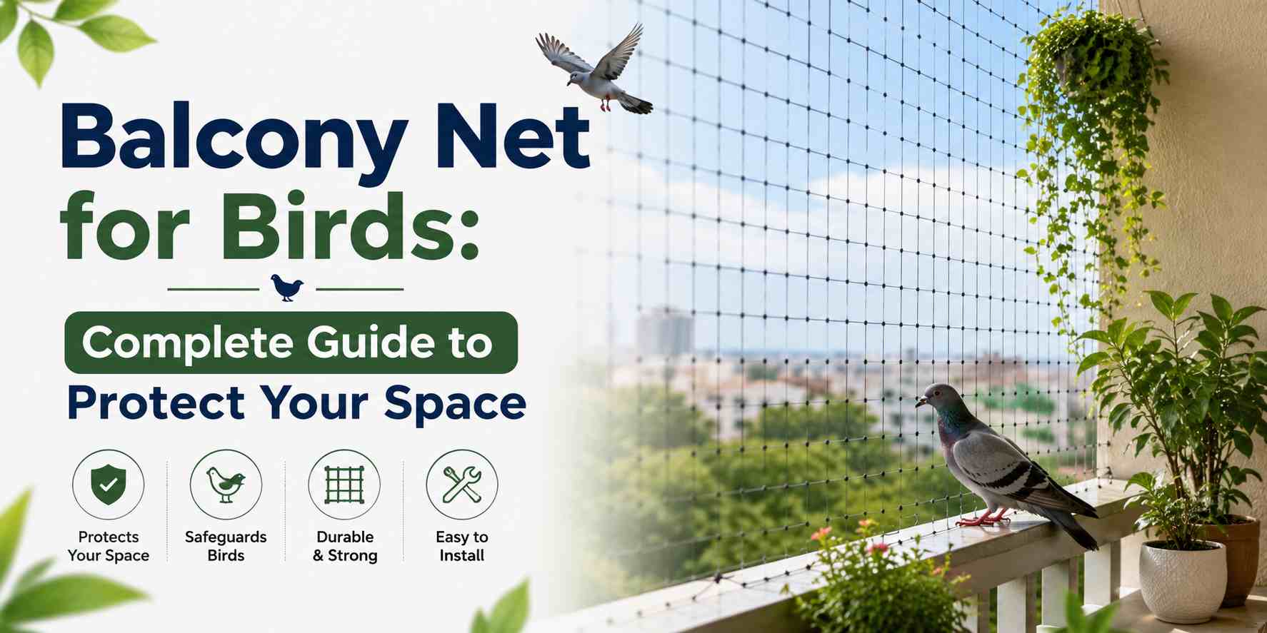 Balcony Net for Birds