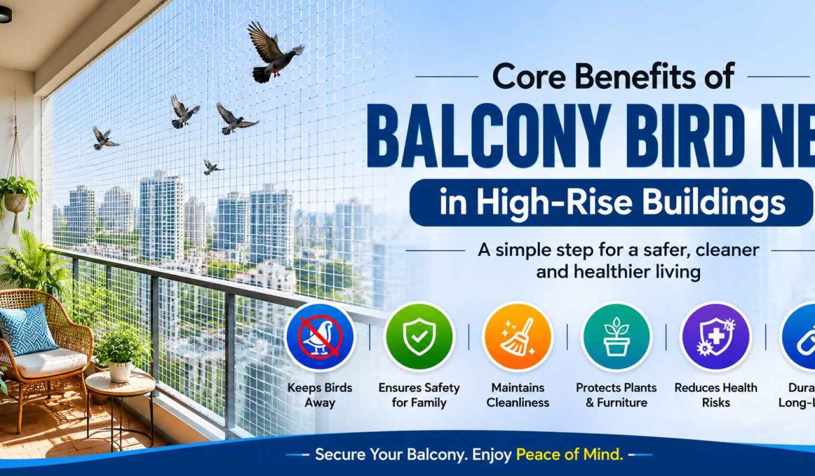 Core Benefits of Balcony Bird Net